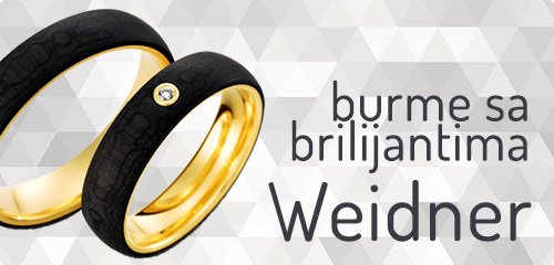 Burme sa brilijantima i carbonom Weidner